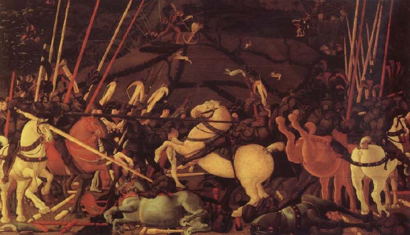 UCCELLO, Paolo The battle of San Romano the victory uber Bernardino della Carda Germany oil painting art